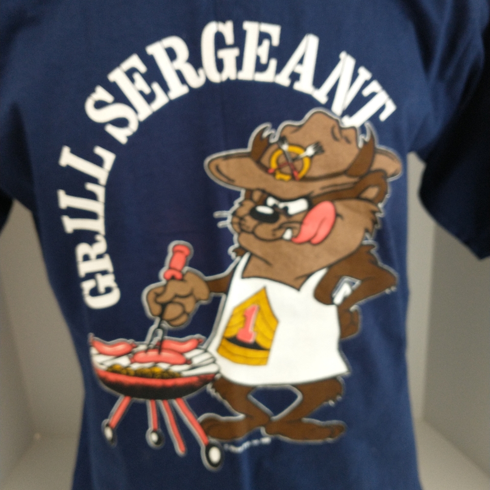Grill Sargent Marines Mascot Tee Size L